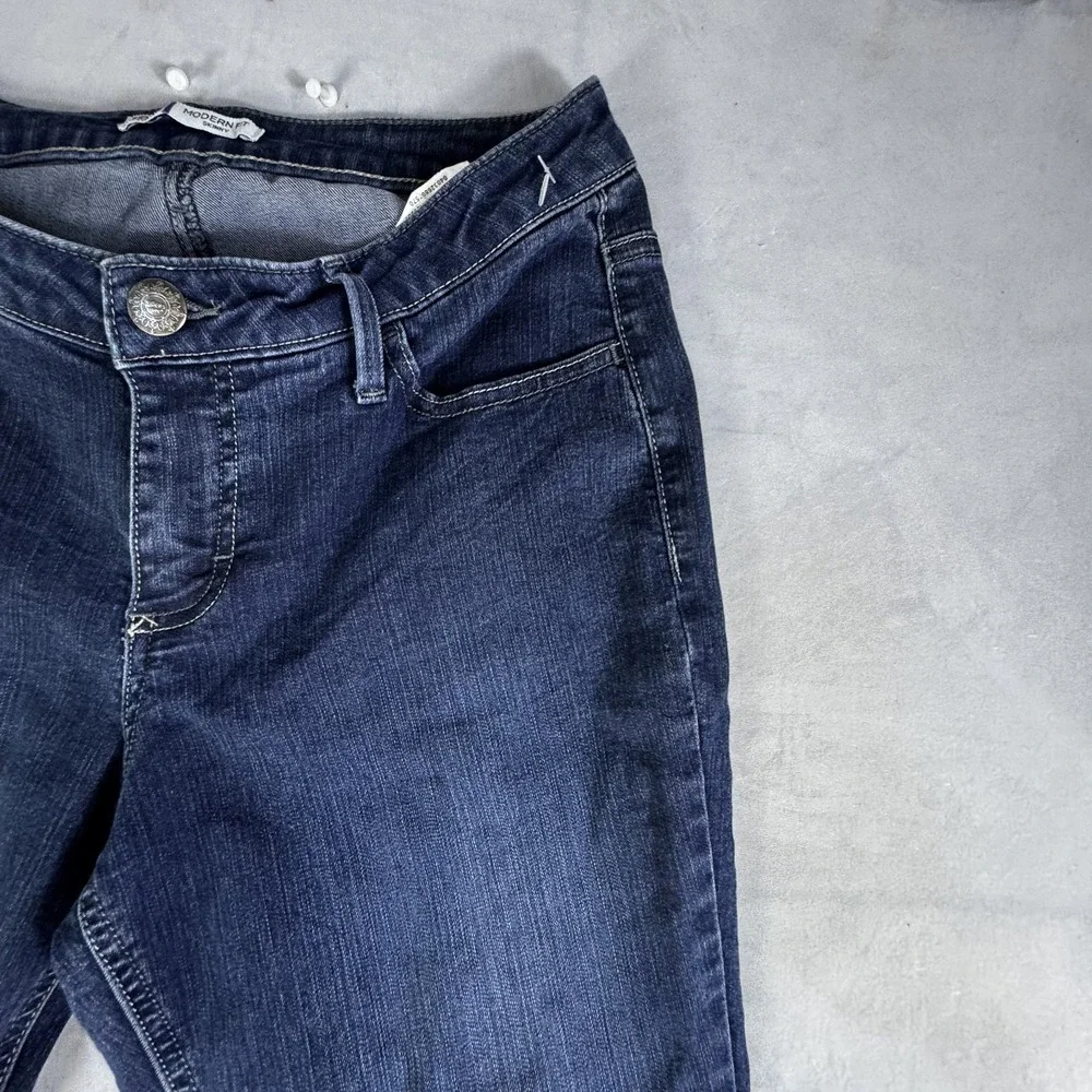 Riders By Lee Womens Skinny Jeans Blue Denim Y2K Modern Fit Stretch Size 8M